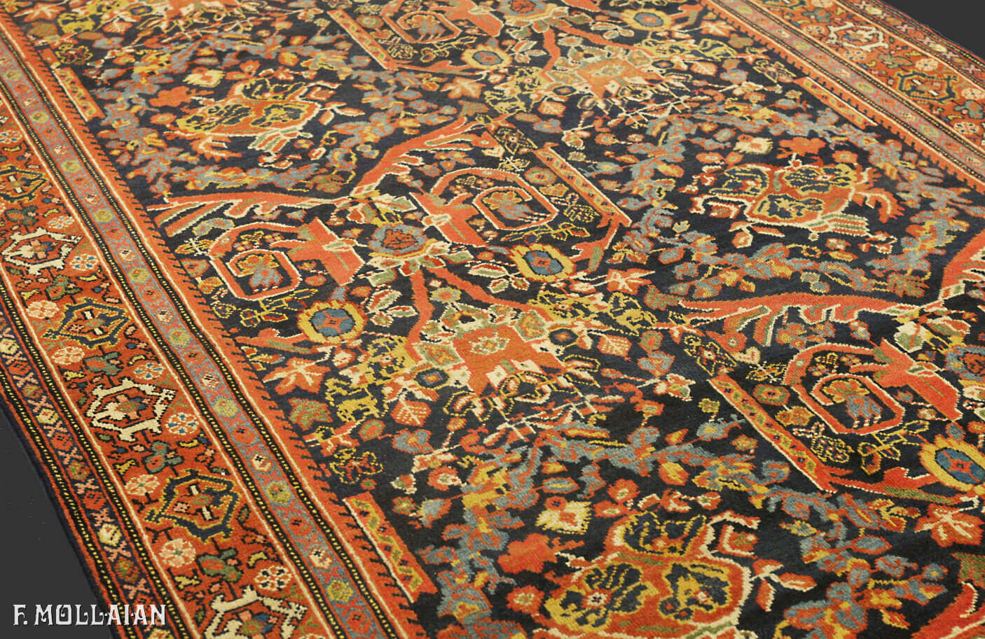 Antique Persian Mahal Gallery Size Carpet n°:92129342